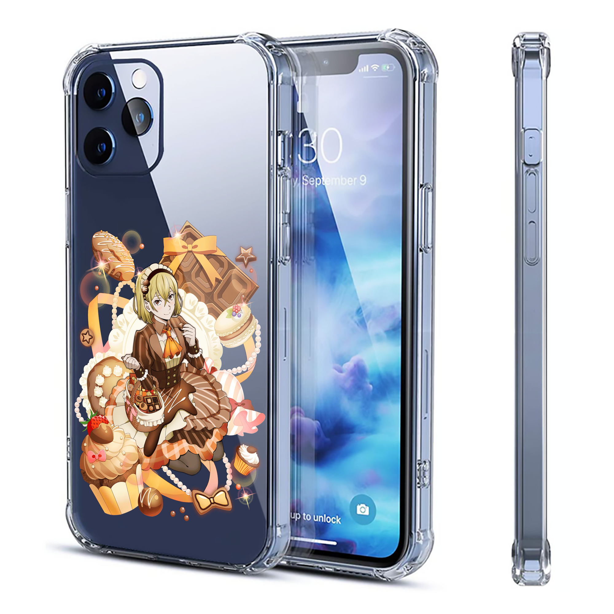 （画像用） 文豪ストレイドッグス Bungo Stray Dogs 【iPhone 12シリーズ対応】透明スマホケース（クリアソフトケース）
